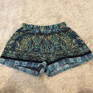 Tyche Tribal Print Stretch Shorts